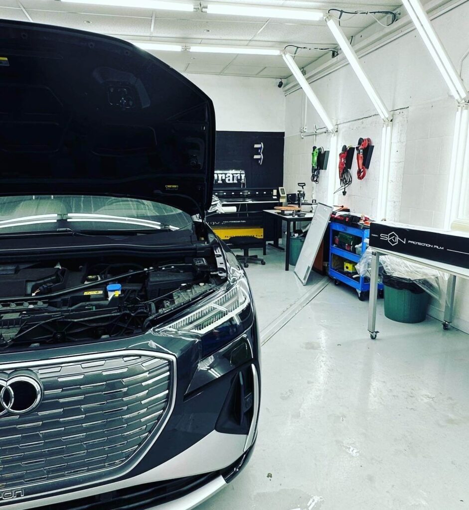 ציפוי PPF מלא ל-Audi Q4 e-tron ציפוי PPF מלא ל-Audi Q4 e-tron