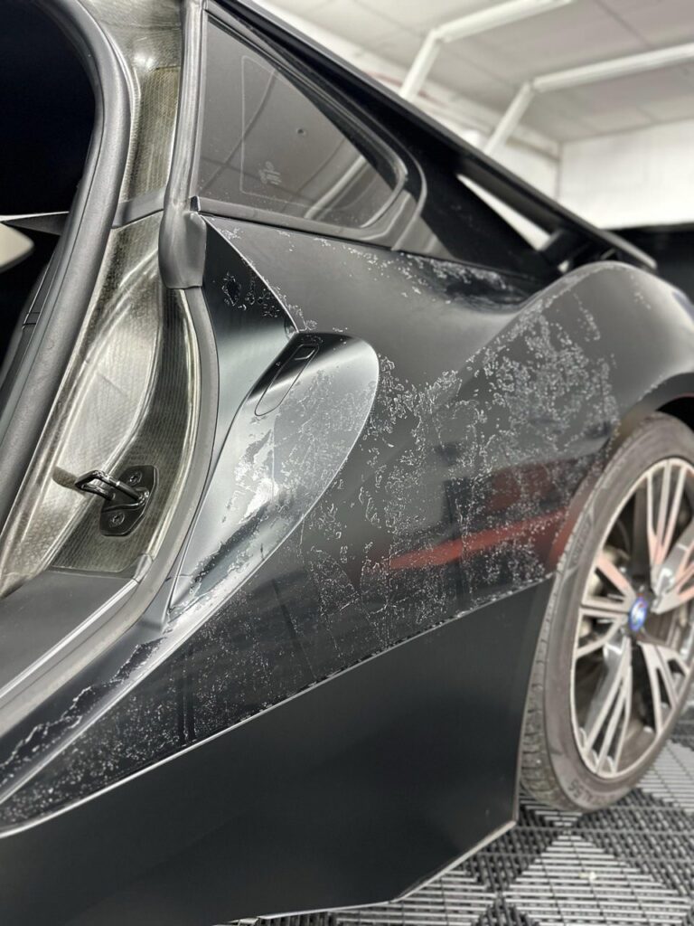 פרויקט BMW i8 תיקון PDR כולל הורדת ציפוי PPF ישן פרויקט BMW i8 תיקון PDR כולל הורדת ציפוי PPF ישן