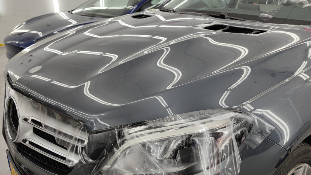 ציפוי PPF למכסה מנוע – מרצדס GLE 500 ציפוי PPF למכסה מנוע – מרצדס GLE 500