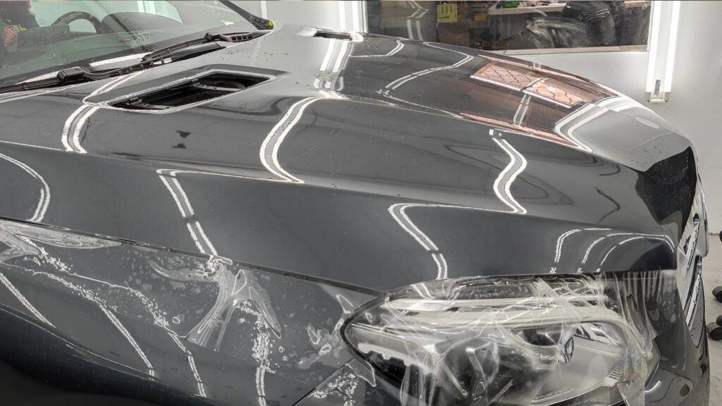 ציפוי PPF למכסה מנוע – מרצדס GLE 500 ציפוי PPF למכסה מנוע – מרצדס GLE 500
